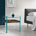 Tonelli Design Quiller stolik boczny ze wbudowaną półką