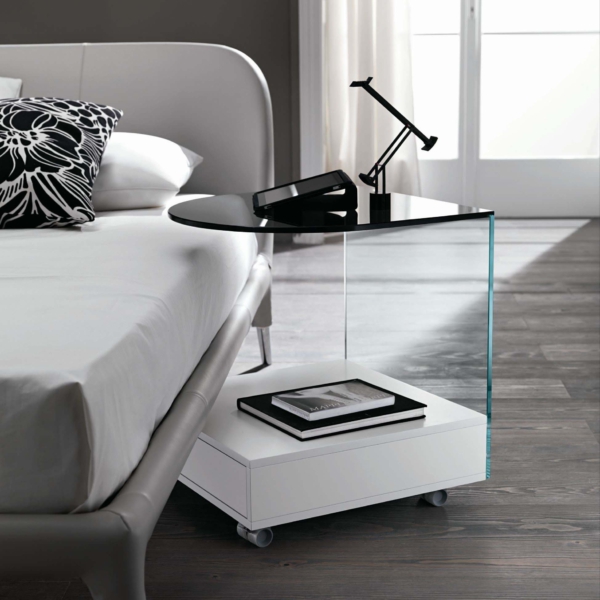 Tonelli-Design-Rollo-stolik-nocny-ze-szkla-na-kolkach-2 Tonelli Design Rollo stolik nocny ze szkła na kółkach