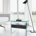 Tonelli Design Secret stolik nocny ze szkła