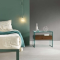 Tonelli Design Secret stolik nocny ze szkła