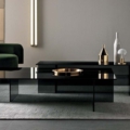 Tonelli Design Sestante stolik kawowy kwadratowy ze szkła