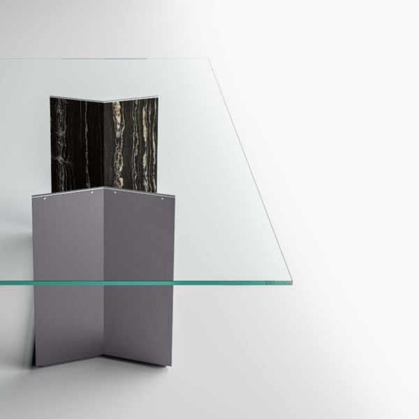 Tonelli-Design-T5_Stone-stol-z-blatem-ze-szkla-i-podstawa-ze-stali-nierdzewnej-i-marmuru-4 Tonelli Design T5_Stone stół z blatem ze szkła i podstawą ze stali nierdzewnej i marmuru
