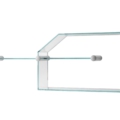 Tonelli Design Transistor szafka na książki / półka ścienna ze szkła