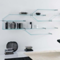 Tonelli Design Transistor szafka na książki / półka ścienna ze szkła