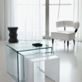 Tonelli Design Trio stolik boczny ze szkła
