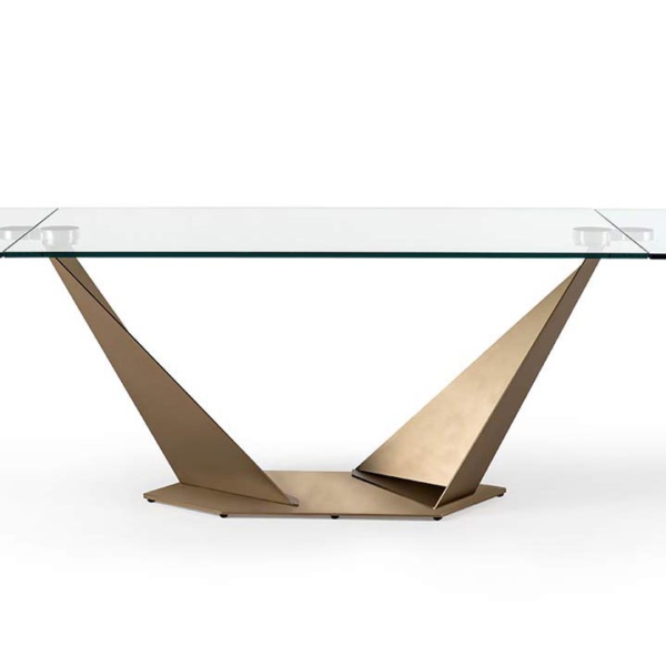 Reflex-QUARTZ-72-rozkladany-stol-do-jadalni-szklo-1 QUARTZ 72 rozkładany stół do jadalni szkło produkcji włoskiej prestiżowej marki meblowej Reflex.