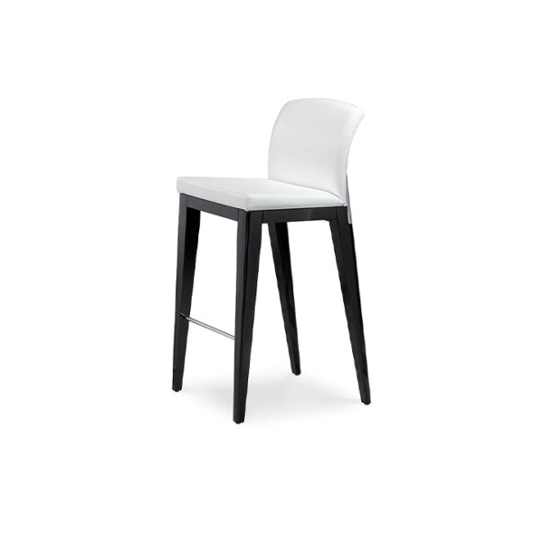 Reflex-SIT-Stolek-barowy-drewno-skora-Pininfarina-1 SIT Stołek barowy drewno skóra Pininfarina produkcji włoskiej prestiżowej marki meblowej Reflex.