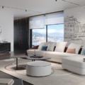 STRATUM sofa skóra Pininfarina produkcji włoskiej prestiżowej marki meblowej Reflex.