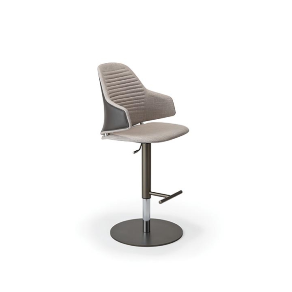 Reflex-VELA-stolek-barowy-hoker-drewno-skora-Pininfarina-2 VELA stołek barowy hoker drewno skóra Pininfarina produkcji włoskiej prestiżowej marki meblowej Reflex.