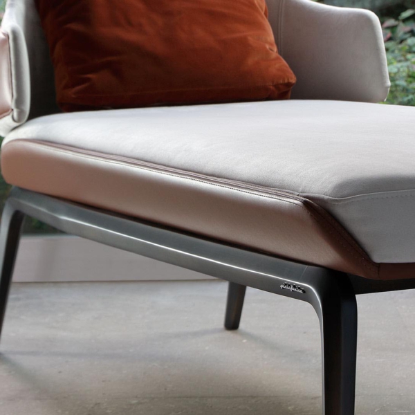 Reflex-VELA-szezlong-drewno-skora-Pininfarina-3 VELA szezlong drewno skóra Pininfarina produkcji włoskiej prestiżowej marki meblowej Reflex.