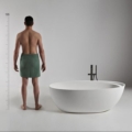 Antoniolupi Eclipse Small wanna wolnostojąca design Marco Di Paolo