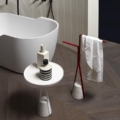 Antoniolupi Halo stojak na papier toaletowy i ręcznik design Calvi Brambilla