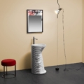 Antoniolupi Introverso umywalka wolnostojąca design Paolo Ulian