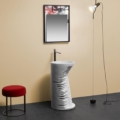 Antoniolupi Introverso umywalka wolnostojąca design Paolo Ulian