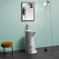 Antoniolupi Introverso umywalka wolnostojąca design Paolo Ulian