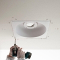 Antoniolupi Meteo_In deszczownica z podświetleniem LED design Nevio Tellatin