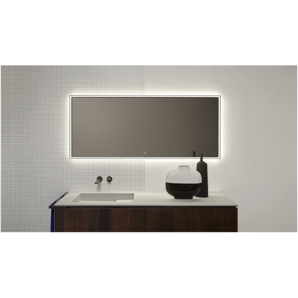 Antoniolupi-Nastro-lustro-z-oswietleniem-LED-design-Al-Studio Antoniolupi Nastro lustro z oświetleniem LED design Al Studio