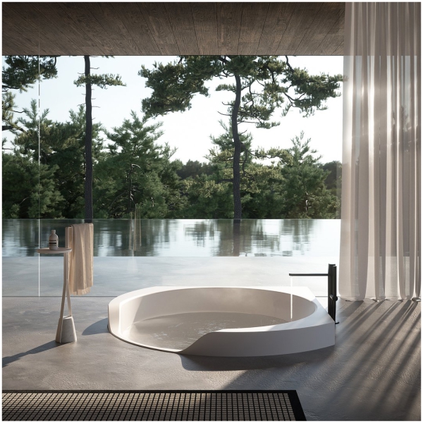 Antoniolupi-Ofuro-wanna-narozna---wolnostojaca--wpuszczana-w-podloge-design-Carlo-Colombo-19 Antoniolupi Ofuro wanna narożna / wolnostojąca/ wpuszczana w podłogę design Carlo Colombo