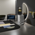 Antoniolupi Ossimoro umywalka wolnostojąca design Calvi Brambilla