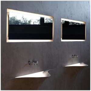 Antoniolupi Periplo lustro z podświetleniem LED design Al Studio