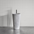 Antoniolupi Plisse umywalka wolnostojąca design Paolo Ulian