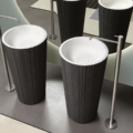 Antoniolupi Plisse umywalka wolnostojąca design Paolo Ulian
