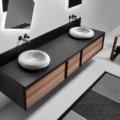 Antoniolupi Rigati umywalka nablatowa design Gumdesign