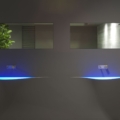 Antoniolupi Silenzio umywalka wisząca design Domenico De Palo