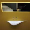 Antoniolupi Silenzio umywalka wisząca design Domenico De Palo