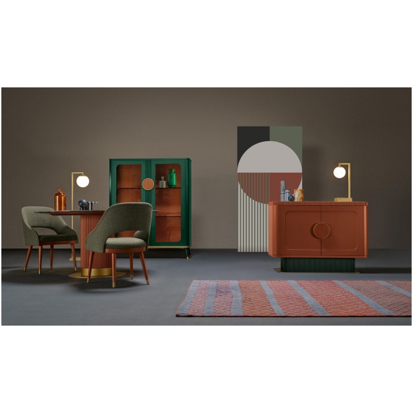 Scappini-Home-Embrace-Krzeslo-9 Scappini Home Embrace Chair, krzesło z skórą DAK-DI 0229 i tkaniną AZI-GL 803, konstrukcja w kolorze 7026 GRANITE GREY.