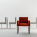 Laurameroni BD 03 Krzesło drewniane tapicerowane z kolekcji Maxima projektu Bartoli Design