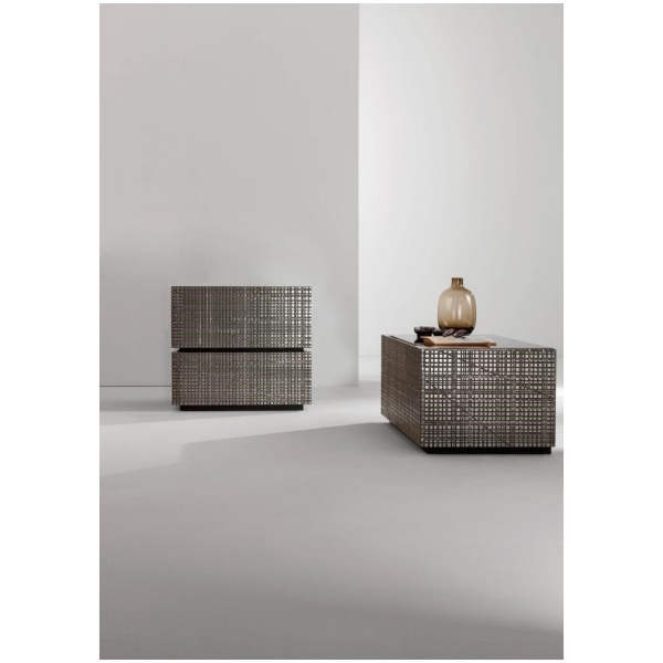 Laurameroni BD 04 / BD 06 Szafka nocna z drewna z kolekcji Maxima projektu Bartoli Design