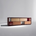 Laurameroni BD 09 Komoda niska drewniana z kolekcji Maxima projektu Bartoli Design