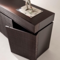 Laurameroni BD 10 Komoda drewno i aluminium z kolekcji Maxima projektu Bartoli Design