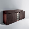 Laurameroni BD 10 Komoda drewno i aluminium z kolekcji Maxima projektu Bartoli Design