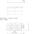 Laurameroni BD 10 Komoda drewno i aluminium z kolekcji Maxima projektu Bartoli Design