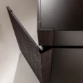 Laurameroni BD 10 Komoda drewno i aluminium z kolekcji Maxima projektu Bartoli Design