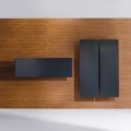 Laurameroni BD 27 BD 37 Szafki wiszące drewniane różnorodne z kolekcji Decor projektu Bartoli Design