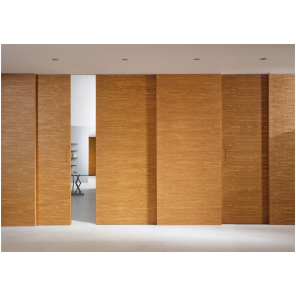 Laurameroni Decor Sliding Door Drzwi przesuwne z drewna z kolekcji Decor projektu Bartoli Design