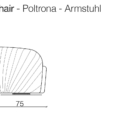 Laurameroni Drapè Lounge Fotel obrotowy skórzany z kolekcji Drapè projektu Bartoli Design