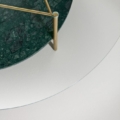 Laurameroni Echo Stoliki niskie mosiądz marmur szkło z kolekcji Echo projektu Bartoli Design