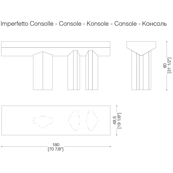 Laurameroni-Imperfetto-Konsola-drewno-Liquid-Metal-kolekcja-Imperfetto-ROMANI-SACCANI-Architetti-Associati-16.jpg Laurameroni Imperfetto Konsola drewno Liquid Metal z kolekcji Imperfetto projektu ROMANI SACCANI Architetti Associati