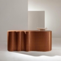 Laurameroni Infinity Console Konsola drewniana lakierowana z kolekcji Infinity projektu Cesare Arosio