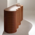 Laurameroni Infinity Console Konsola drewniana lakierowana z kolekcji Infinity projektu Cesare Arosio