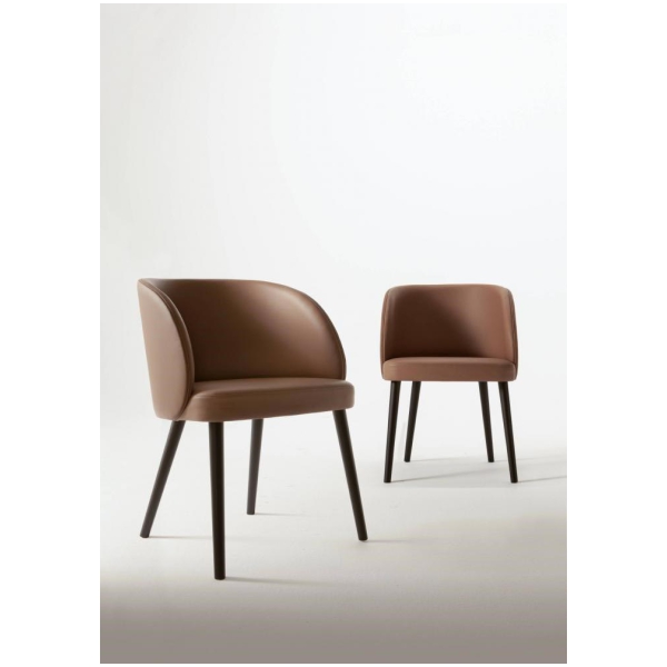 Laurameroni-LV-101-Chair-Krzeslo-tapicerowane-skora-z-wygietym-oparciem-kolekcjaLaurameroni-2.jpg Laurameroni LV 101 Chair Krzesło tapicerowane skórą z wygiętym oparciem z kolekcjiprojektu Laurameroni