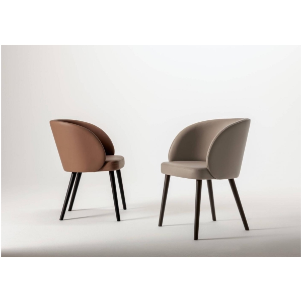 Laurameroni-LV-101-Chair-Krzeslo-tapicerowane-skora-z-wygietym-oparciem-kolekcjaLaurameroni-3.jpg Laurameroni LV 101 Chair Krzesło tapicerowane skórą z wygiętym oparciem z kolekcjiprojektu Laurameroni