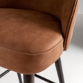 Laurameroni LV 101 Stool Hoker barowy tapicerowany z kolekcji projektu Laurameroni