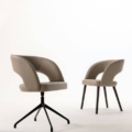 Laurameroni LV 102 Chair Krzesło nowoczesne tapicerowane z kolekcjiprojektu Laurameroni