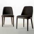 Laurameroni LV 103 Chair Krzesło drewniane tapicerowane z kolekcji projektu Laurameroni