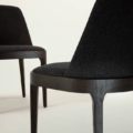 Laurameroni LV 103 Chair Krzesło drewniane tapicerowane z kolekcji projektu Laurameroni